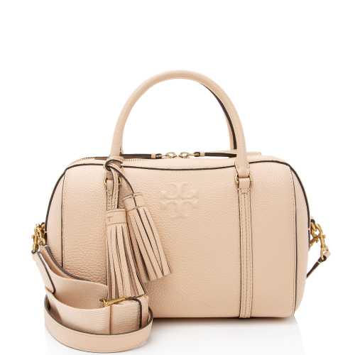 Tory Burch Leather Thea Tassel Satchel