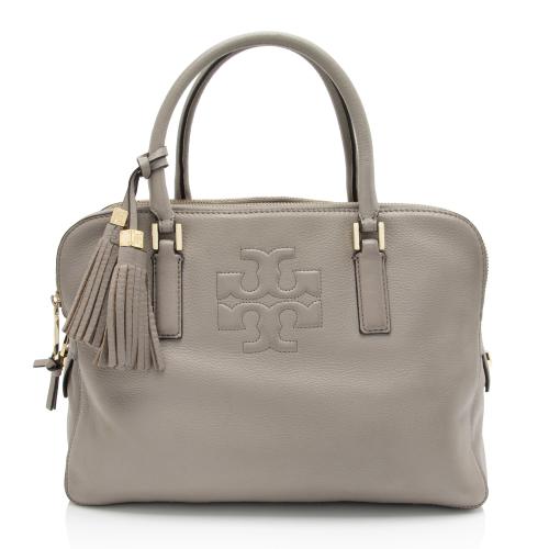 Tory Burch Leather Thea Triple Zip Satchel