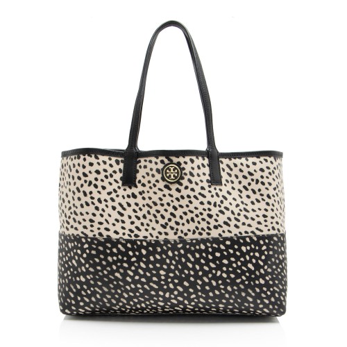 Tory Burch Leopard Kerrington Shopper Tote