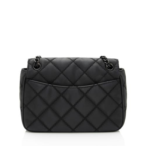 Tory Burch Matte Quilted Leather Willa Small Shoulder Bag