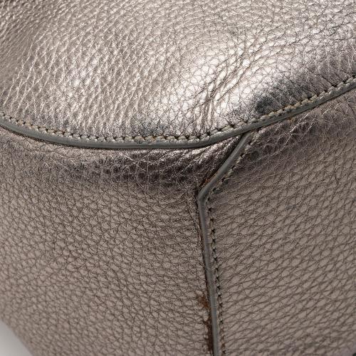 Tory Burch Metallic Leather Marion Saddle Bag