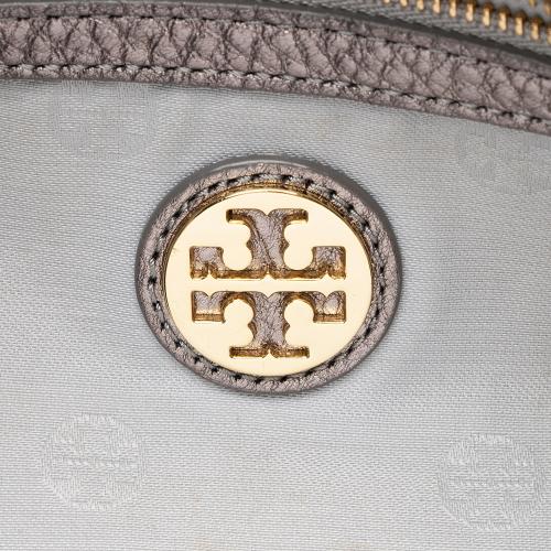 Tory Burch Metallic Leather Marion Saddle Bag