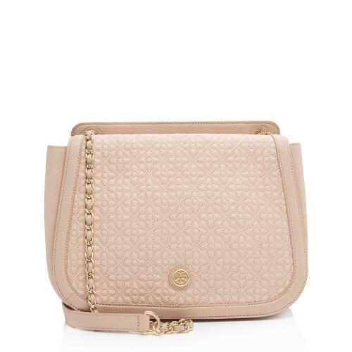 Tory Burch Quilted Leather Bryant Flap Shoulder Bag