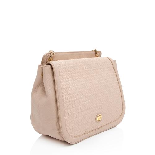 Tory Burch Quilted Leather Bryant Flap Shoulder Bag