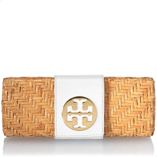 Tory Burch Rattan Clutch