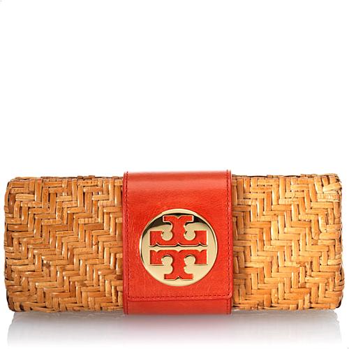 Tory Burch Rattan Clutch