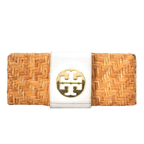 Tory Burch Rattan Clutch