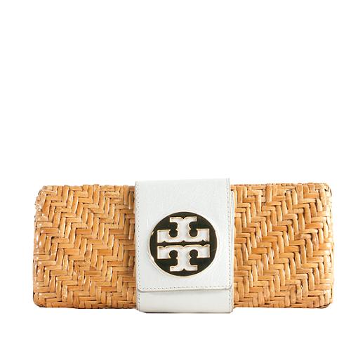 Tory Burch Rattan Clutch