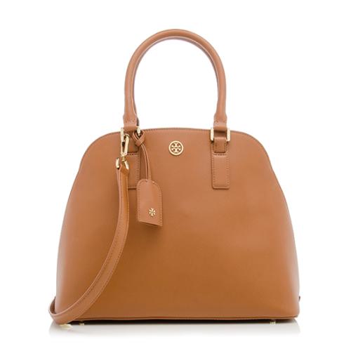 Tory Burch Saffiano Robinson Dome Satchel