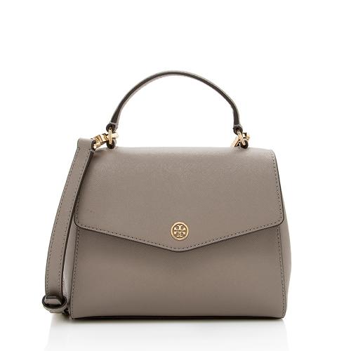 Tory Burch Saffiano Robinson Top Handle Small Satchel