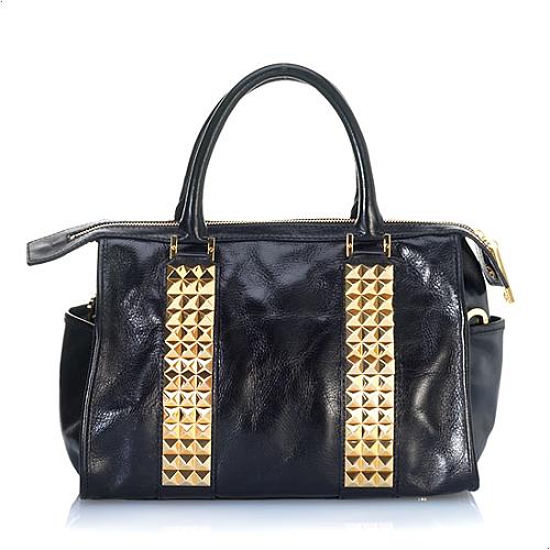 Tory Burch Studded Satchel Handbag