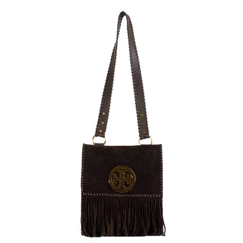 Tory Burch Suede Fringe Messenger