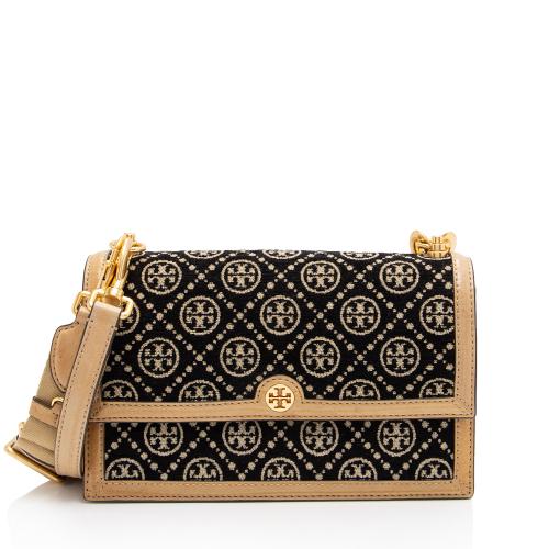 Tory Burch T Monogram Chenille Medium Crossbody