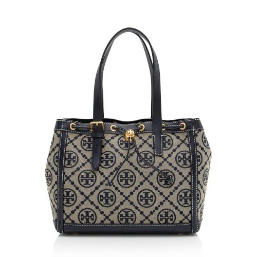 Tory Burch T Monogram Jacquard Small Tote