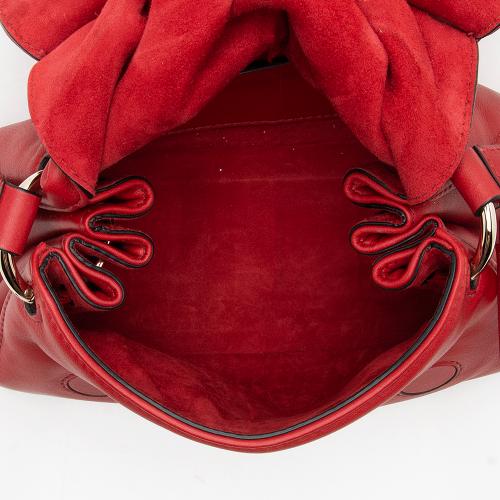 Valentino Calfskin Bloomy Mini Shoulder Bag