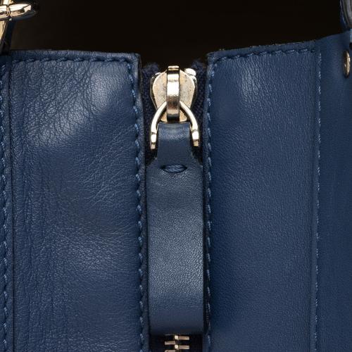 Valentino Calfskin Rockstud Double Handle Small Tote