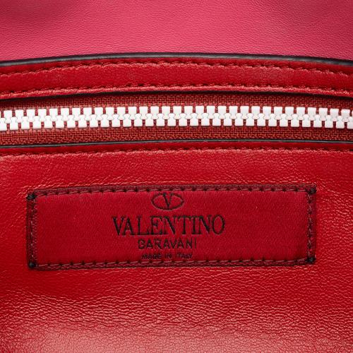 Valentino Calfskin Rockstud Spike Up Shoulder Bag