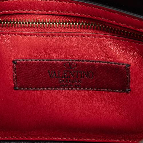 Valentino Calfskin Rockstud Spike Up Shoulder Bag