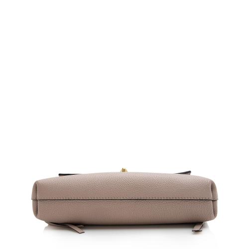 Valentino Grained Leather V-Ring Small Crossbody