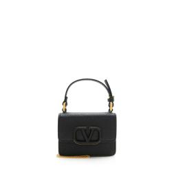 Valentino Grainy Calfskin VSLING Chain Mini Bag