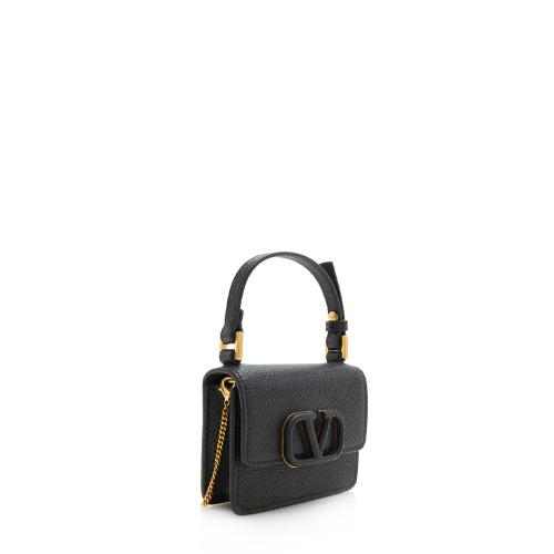 Valentino Grainy Calfskin VSLING Chain Mini Bag