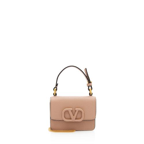 Valentino Grainy Calfskin VSLING Chain Mini Bag