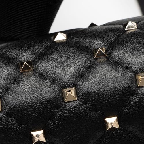 Valentino Lambskin Rockstud Spike Chain Shoulder Bag