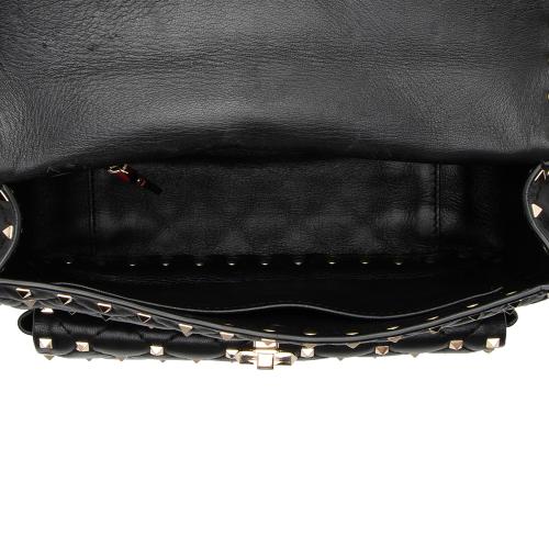 Valentino Lambskin Rockstud Spike Chain Shoulder Bag