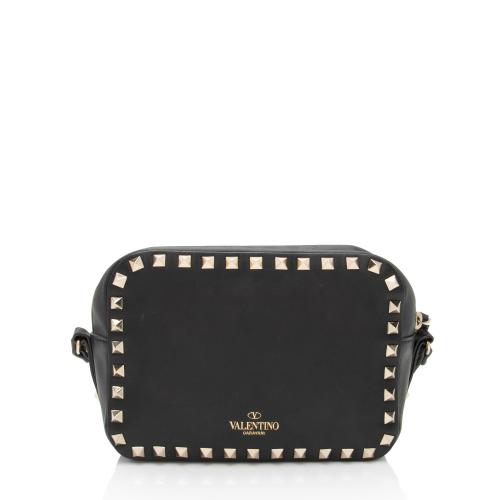 Valentino Leather Rockstud Camera Bag