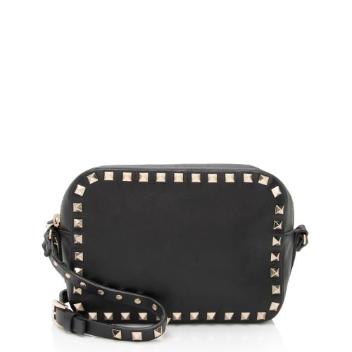 Valentino Leather Rockstud Camera Bag