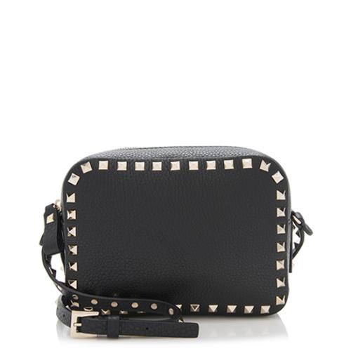 Valentino Leather Rockstud Camera Bag