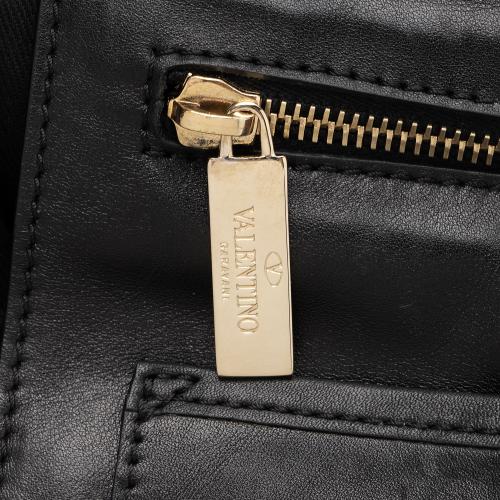 Valentino Leather Rockstud Medium Tote