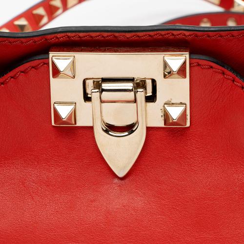 Valentino Leather Rockstud Mini Tote