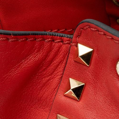 Valentino Leather Rockstud Mini Tote