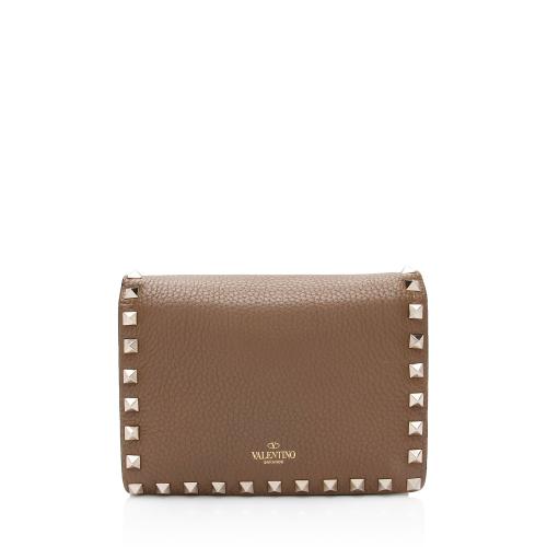 Valentino Leather Rockstud Pouch Crossbody