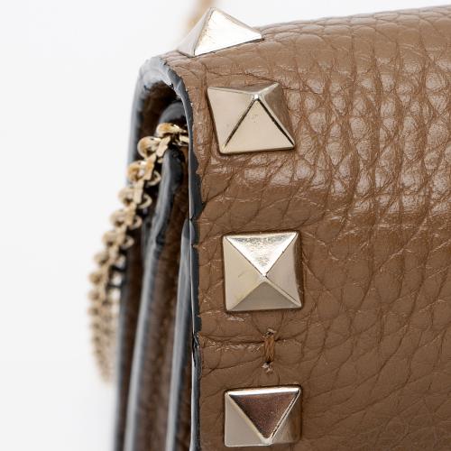 Valentino Leather Rockstud Pouch Crossbody