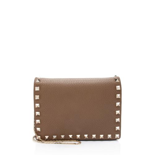 Valentino Leather Rockstud Pouch Crossbody