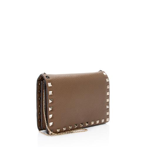 Valentino Leather Rockstud Pouch Crossbody