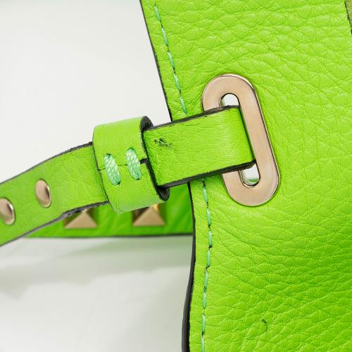 Valentino Leather Rockstud Small Tote