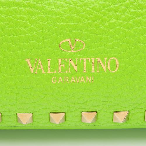 Valentino Leather Rockstud Small Tote