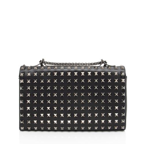 Valentino Leather Studded Va Va Voom Shoulder Bag