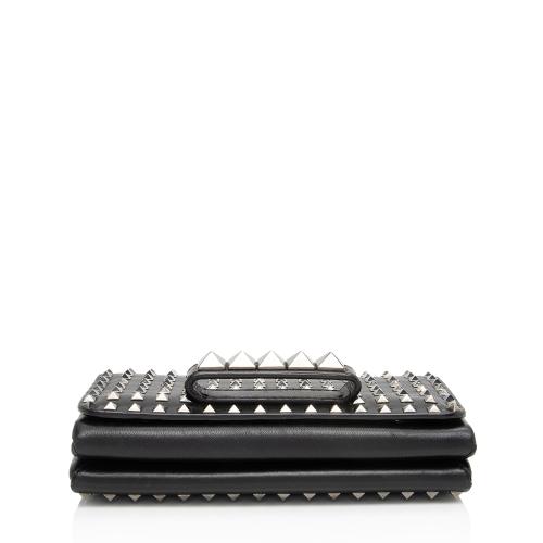 Valentino Leather Studded Va Va Voom Shoulder Bag