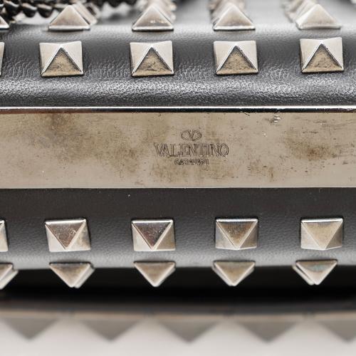 Valentino Leather Studded Va Va Voom Shoulder Bag