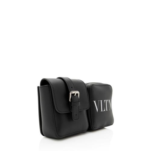 Valentino Leather VLTN Compartment Crossbody