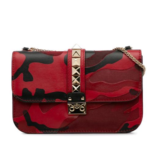 Valentino Medium Camo Glam Lock Crossbody