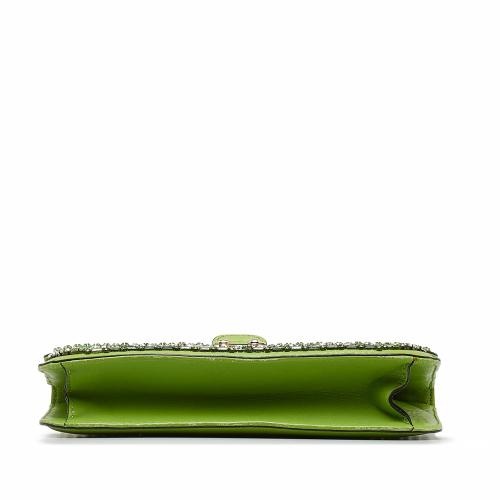 Valentino Medium Crystal Embellished Glam Lock Crossbody