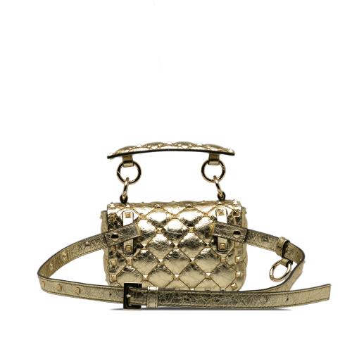 Valentino Mini Rockstud Spike Belt Bag