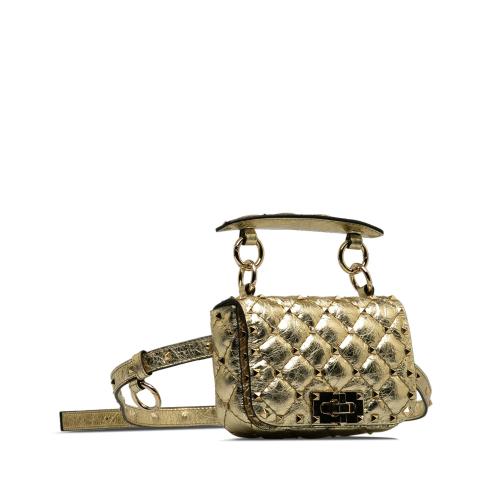 Valentino Mini Rockstud Spike Belt Bag