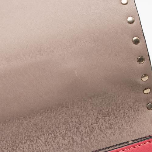 Valentino Nappa Leather Rockstud Clutch