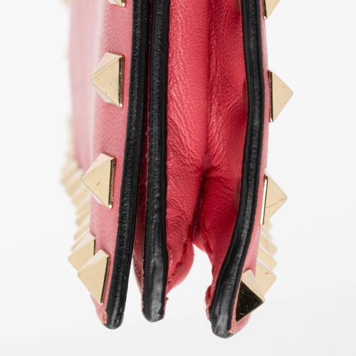 Valentino Nappa Leather Rockstud Clutch